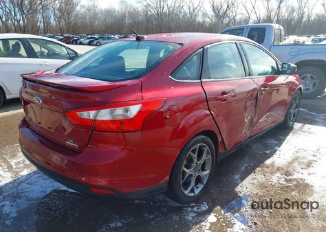 2014 Ford Focus Se from USA, damaged, VIN 1FADP3F23EL161817